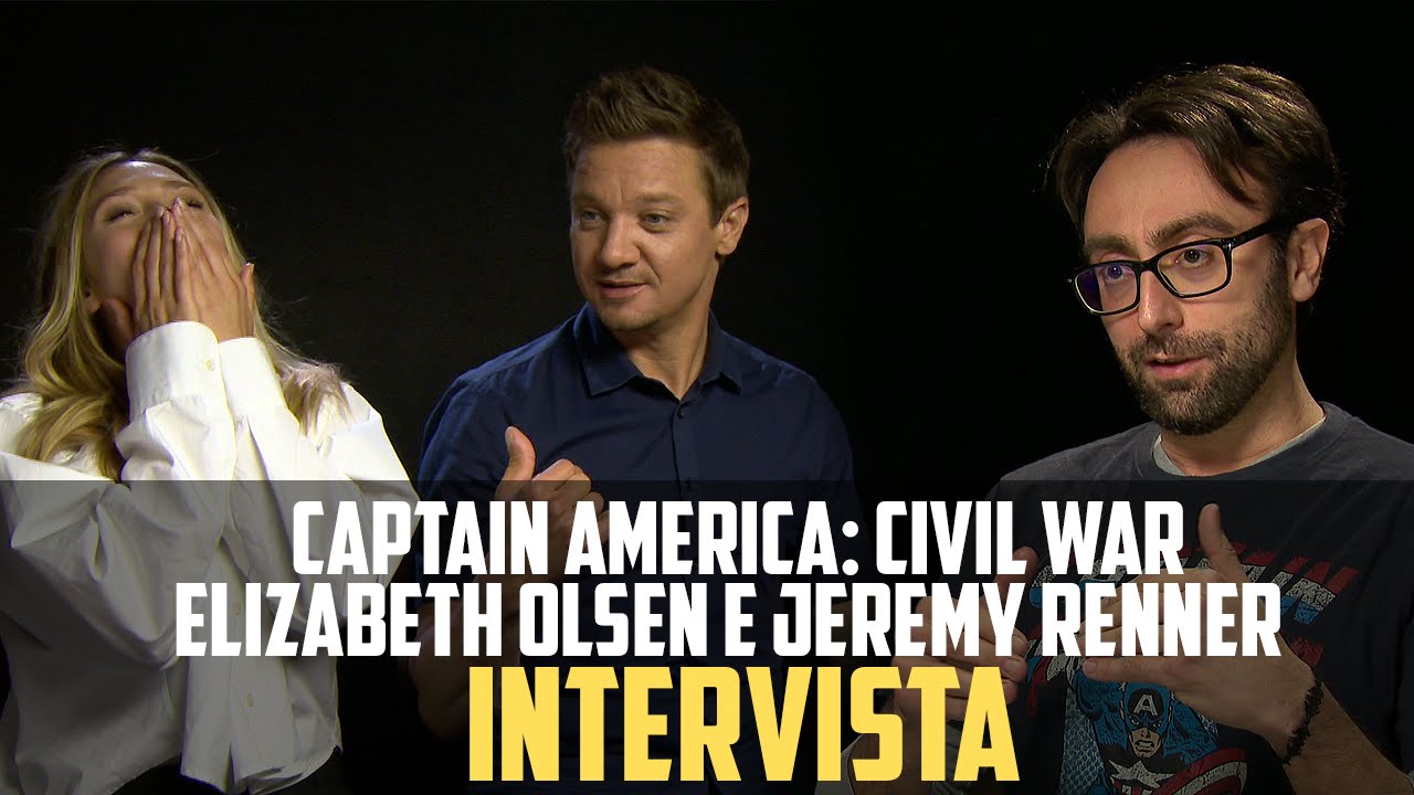 Captain America: Civil War - BadTaste.it intervista Jeremy Renner e Elizabeth Olsen