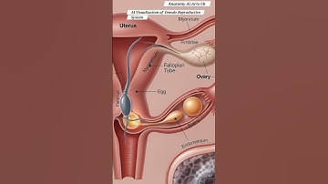 AI Visualization of The Female Reproductive System | Gut Health | Anatomy AI Arts Uk