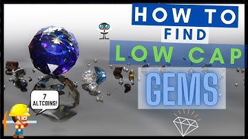 How To Find Low Cap Crypto Gems - Tutorial