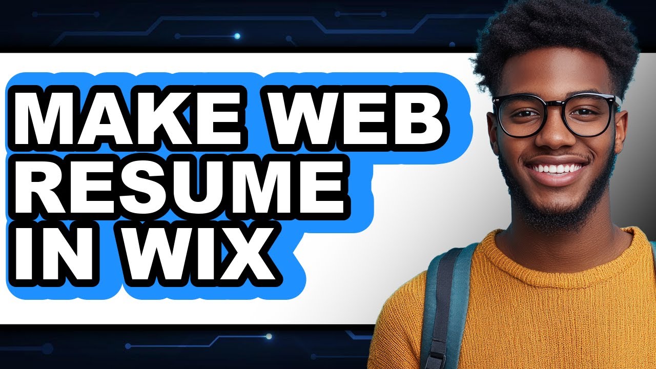 How to Make a Web Resume in Wix (Easy Method)