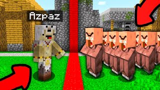 Les Villageois ont SÉPARÉ Le Village en DEUX sur Minecraft !