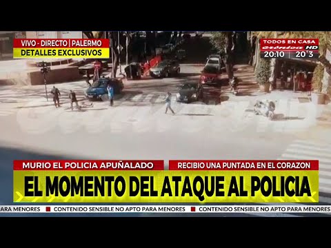 Impactante video del ataque al policía