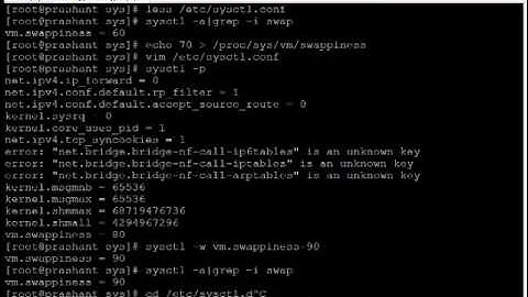 /proc vs /sys filesystem