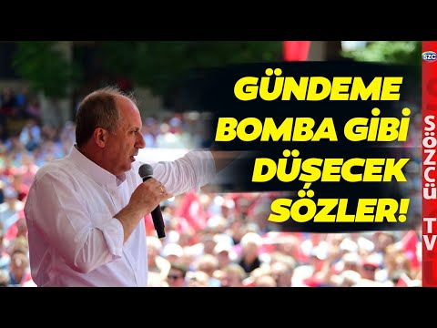 Muharrem İnce'den Gündeme Bomba Gibi Düşecek Sözler! İsmail Saymaz Tek Tek Anlattı