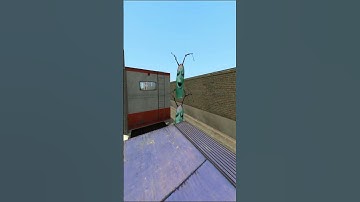 Auughh Plankton and Carmen Winstead chase on Road Gmod Nextbot