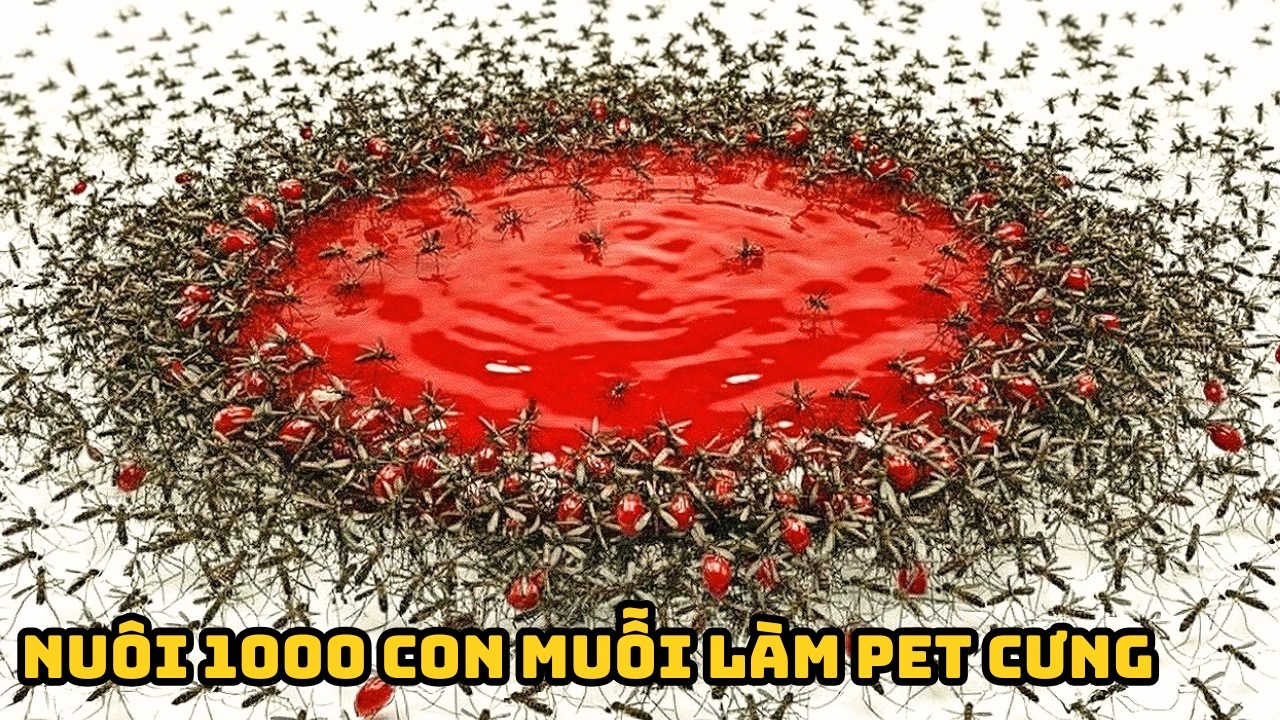 Thử Thách Nuôi 1000 Con Muỗi Làm Pet Cưng Ngoan Xinh Yêu và Cái Kết || Bún Đậu REVIEW