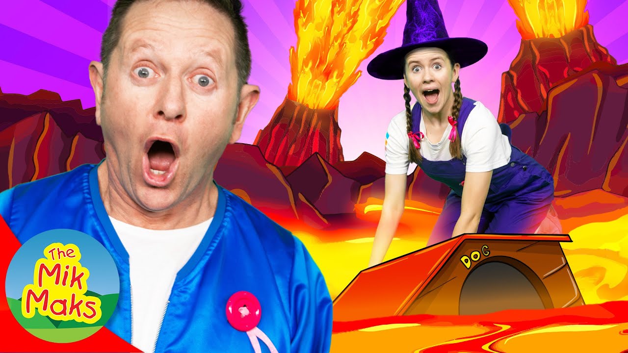 Floor is Lava Halloween | Brain Break Dance Songs for Kids | The Mik ...