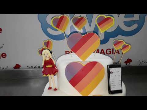 საბავშვო ტორტი \"გოგონა გულებით\