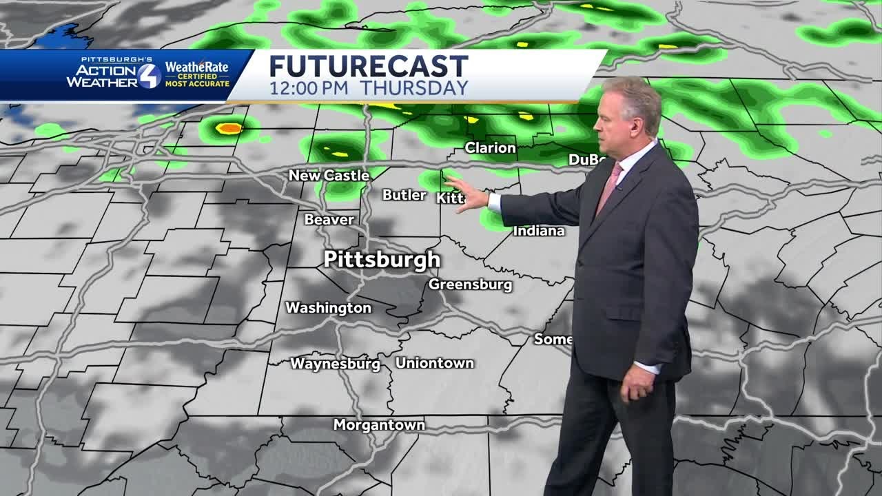 Chilly temps, breezy conditions in Western Pennsylvania - YouTube