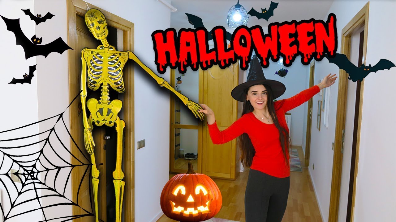 In vlogul de astazi va arat cum ne-am decorat apartamentul pentru Halloween! 