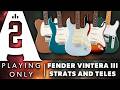 Fender Vintera III Stratocasters and Telecasters - Playing Only Demo