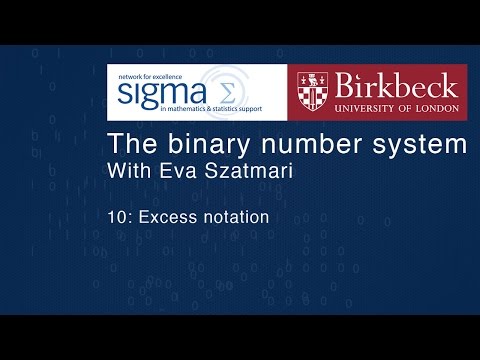 Binary 10: Excess notation