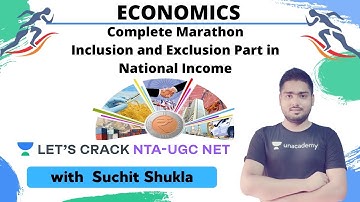 Complete Marathon on Inclusion and Exclusion Part in National Income | Economics | NTA UGC NET