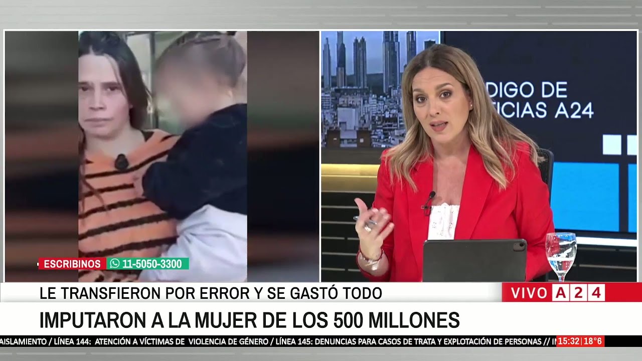 Imputaron a la mujer que GASTÓ $500 MILLONES que le TRANSFIRIERON POR ERROR