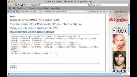 How to Have an Auto Player on Your Tumblr Blog : Web Design & WordPress