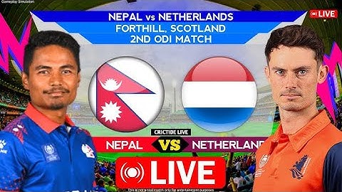 LIVE | Nepal vs Netherlands | ICC Men's  CWCL2 2023-27 | NEP vs NED |