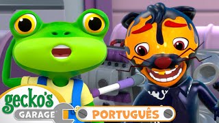 Doninha Explode o Lava-Jato! | 1 HORA DO GECKO! | Garagem do Gecko | Desenhos Animados em Português