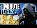 Xur in 1 MINUTE - (11.13.20) 1ST BEYOND LIGHT XUR! [Destiny 2]