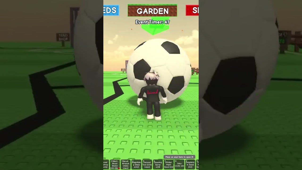 I did a Goal in Grow a Garden :) | 