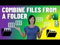 Combine files from a folder with power query the right way