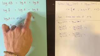 Logarithmic equation with trigonometric arguments