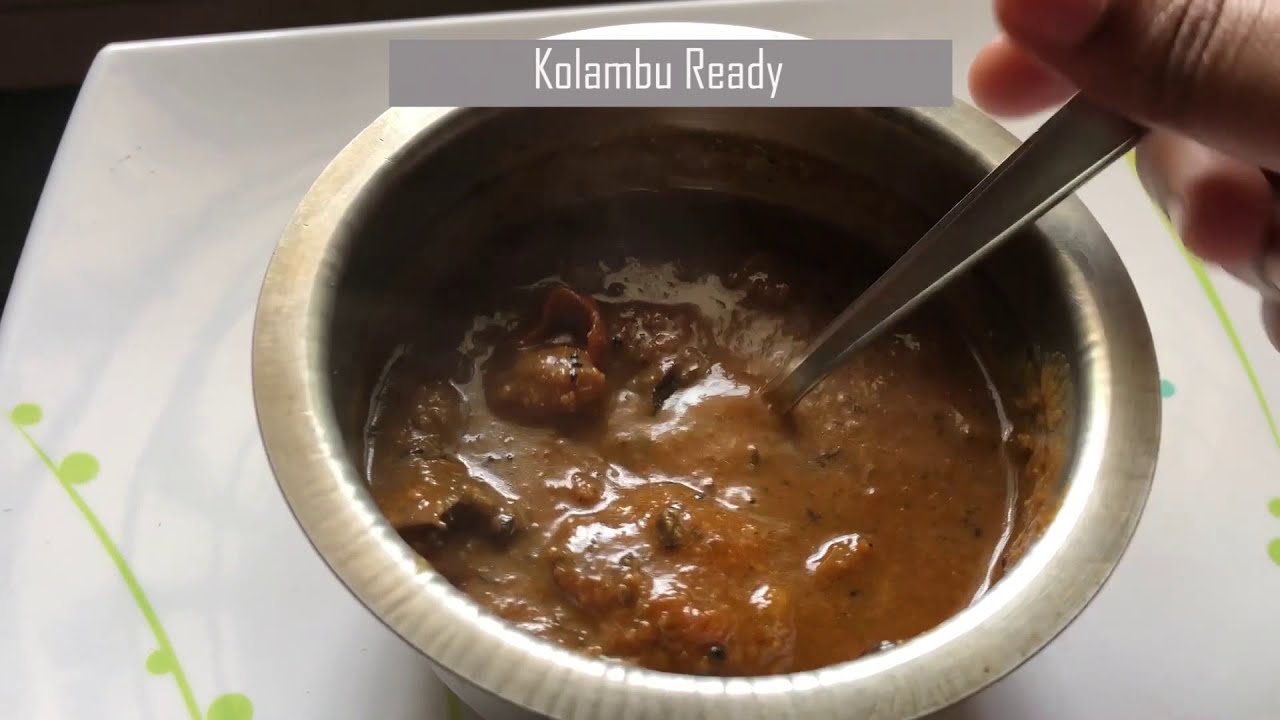 Small Onion & Garlic Kulambu YouTube