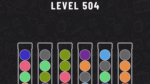 Ball Sort Puzzle Level 504 #ballsortpuzzle #ballsortpuzzlegameplay #puzzlegame #mobilegames