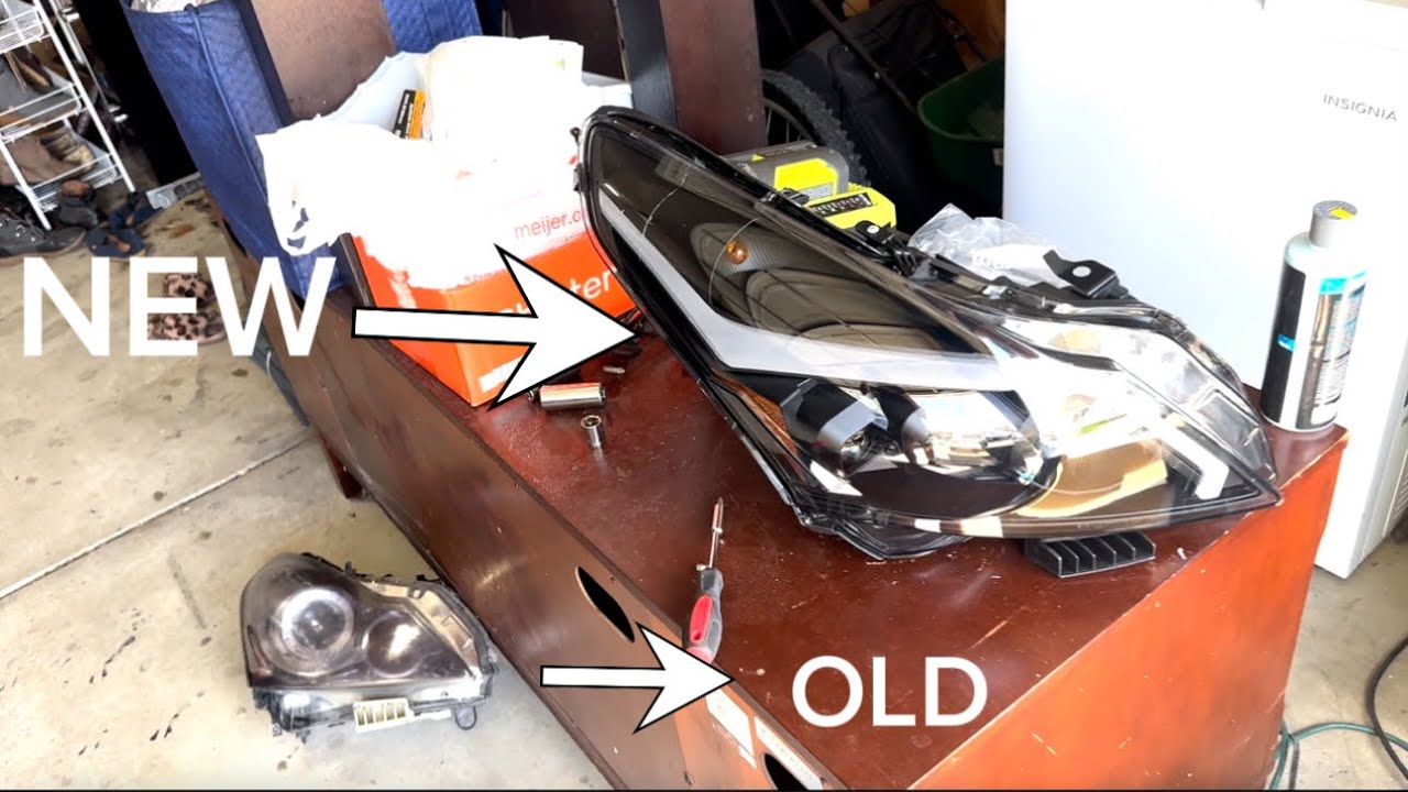 INFINITI G37 AKKON HEADLIGHT SWAP | How to…