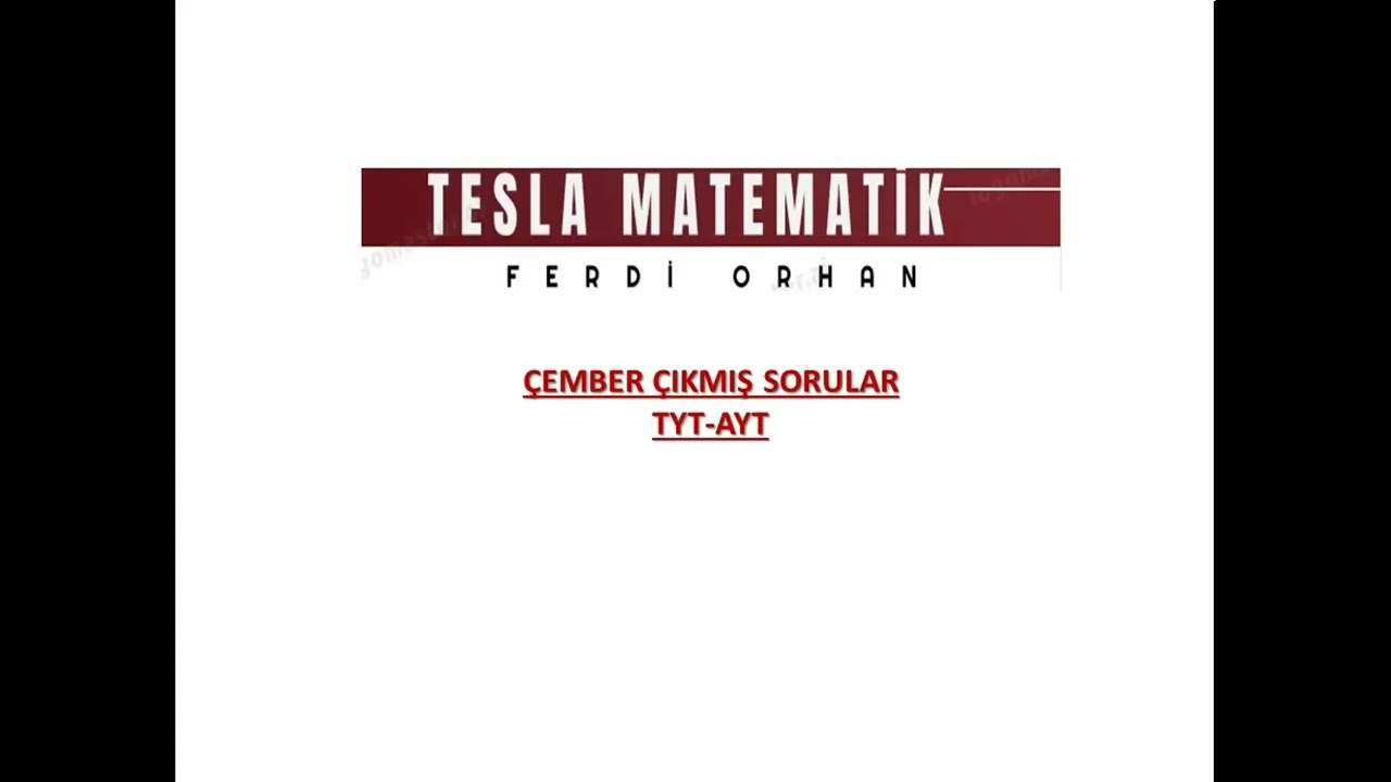 (2025) ÇEMBER VE DAİRE ÇIKMIŞ SORULAR (AYT-TYT-MSÜ-DGS-KPSS LİSANS-ORTAÖĞRETİM-ÖNLİSANS)