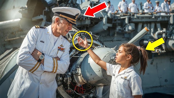 Admiral Bets Little Girl Can't Start Aircraft Carrier — Her Naval Academy  Ring Stuns Him
