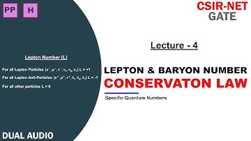 Lepton and Baryon Number Conservation