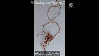 Tatting design allover|Hand embroidery beautiful tatting lace design|Tatting pattern|#shorts