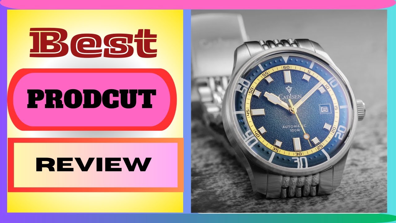 CADISEN Automatic Mechanical Watch Man Silver Business Casual Waterproof Watch