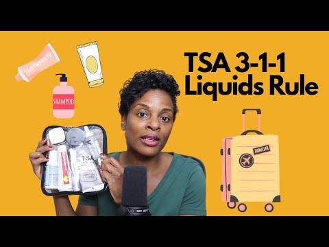 Video: La regola TSA 3-1-1: liquidi nei bagagli a mano
