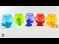 Kids count 1 to 5 practice colors  numbers in english  spanish  best toy learning toddlers