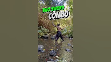 3 Step TWO SWORD Combo ⚔️ #tutorial #katana #wakizashi #zoro
