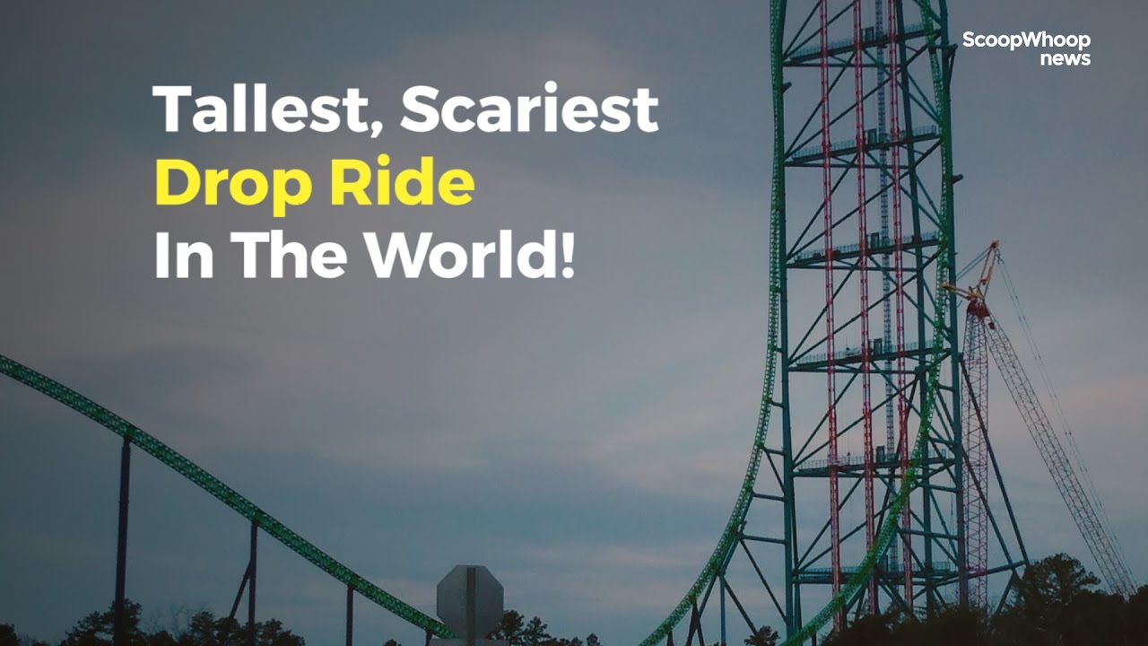 Dare To Take A Ride On The Tallest, Scariest Drop Ride? - YouTube