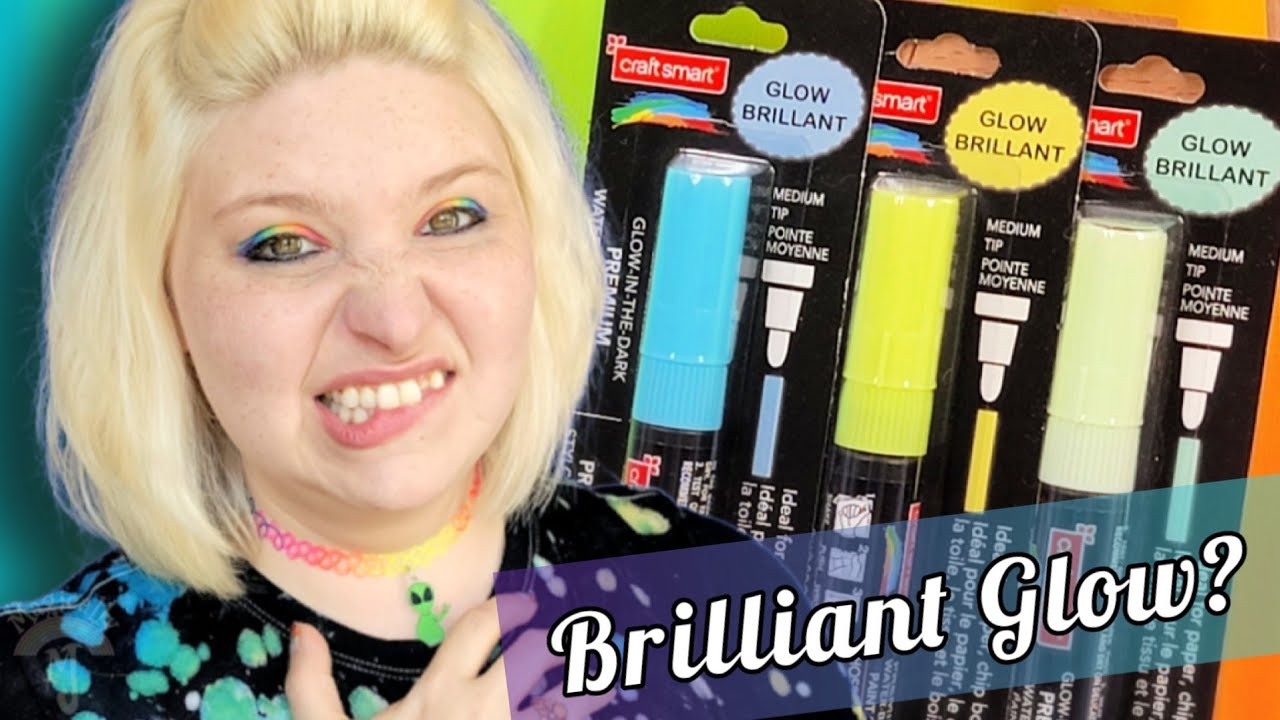 Art Product Review - Craft Smart Glow In The Dark Paint Pens 