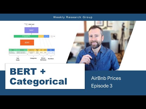 BERT + Categorical Features - Ep. 3 - AirBnb Pricing Prediction