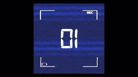 Square Camera Display Countdown Stock Motion Graphics