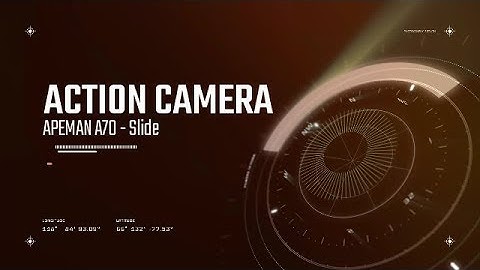 Apeman A70 - Action camera - Slide