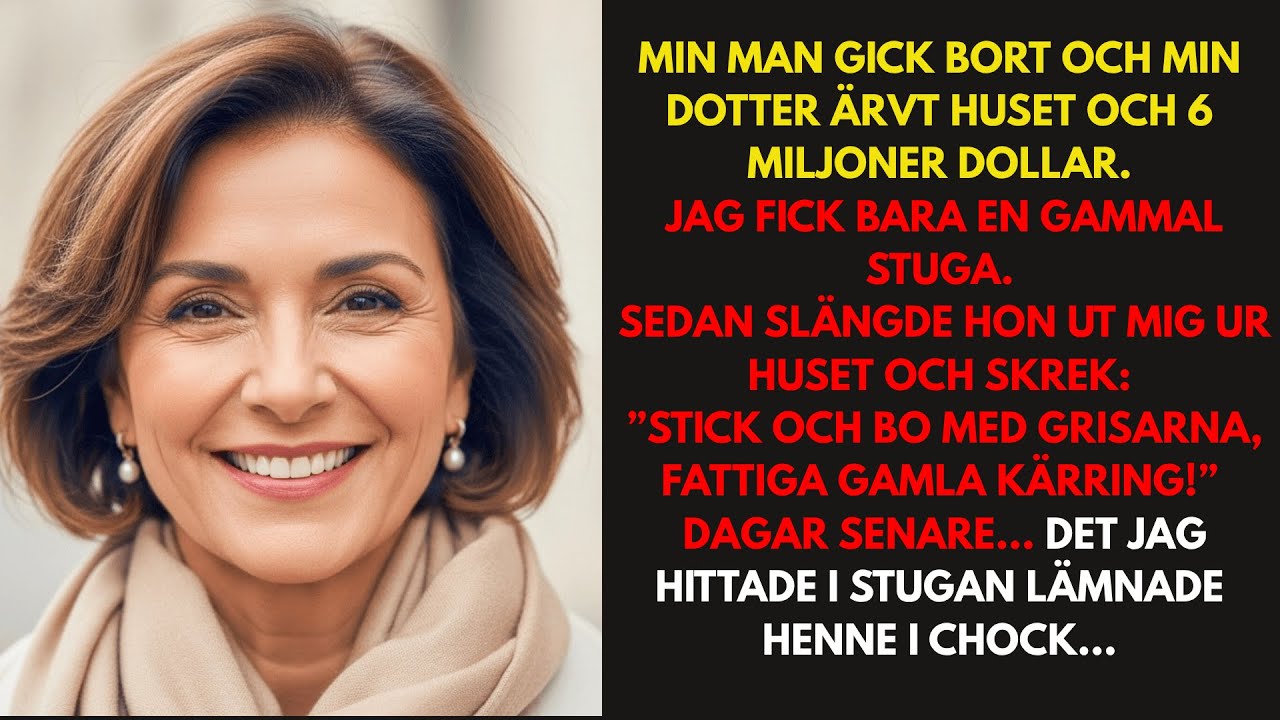 Min man dog och min dotter ärvde huset med 6 miljoner dollar  Jag fick bara en gammal stuga