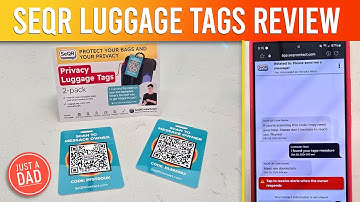 SeQR Contact Secure Privacy Luggage Tags HONEST REVIEW
