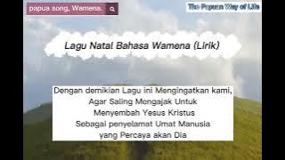 Lagu Natal Bahas Wamena (Lirik) Yesus Yi Taklaike 