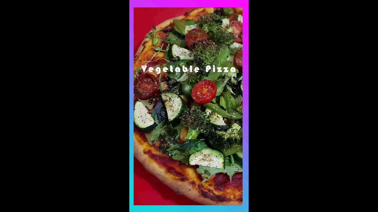 Homemade Vegetable Pizza