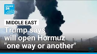 Donald Trump Says Will Open Strait Of Hormuz \