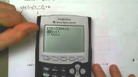 Lesson 5.3 Example 3 - Solving a Trig Equation by Factoring