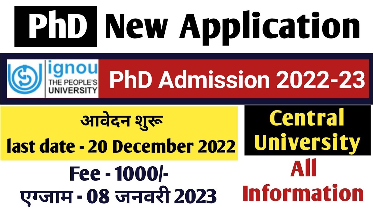 how to do phd in english from ignou