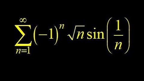 Convergence of alternating series (-1)^n*sqrt(n)*sin(1/n) using sin(1/n) less than 1/n trick.