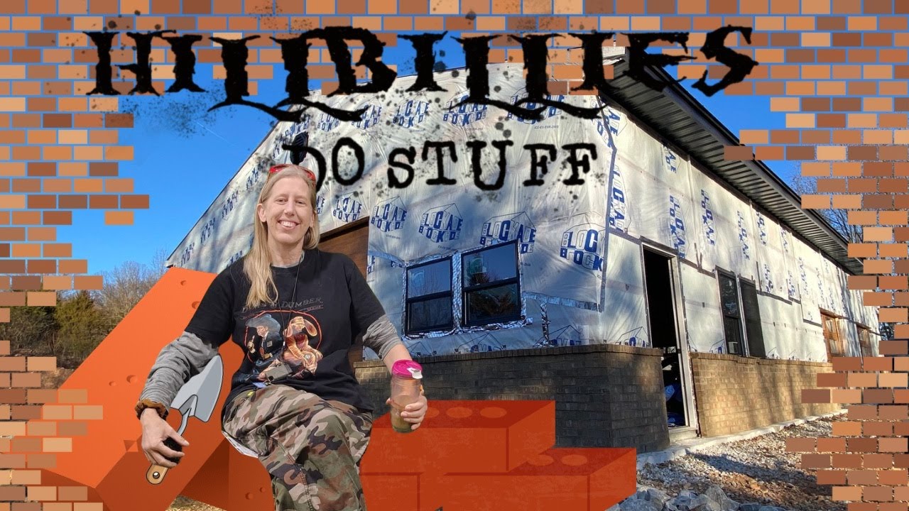 Hillbillies Do Stuff: Topping the Brick Wall..Behind Schedule But Working My A$$ Off!!